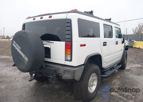 2004 Hummer H2 из США, поврежденный, VIN 5GRGN23U54H117587